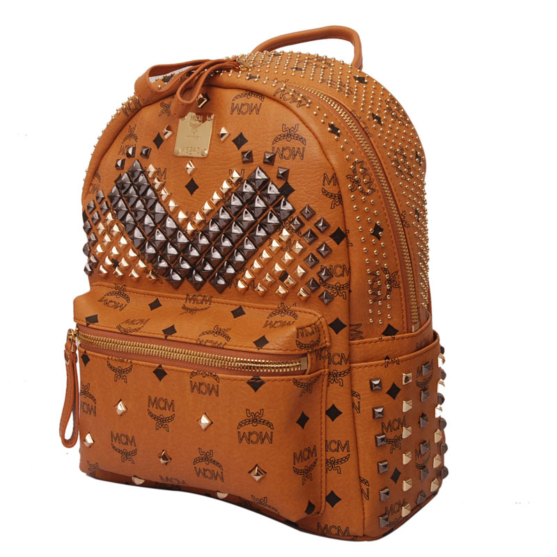 2014 NEW Sytle MCM Studded Backpack NO.0003